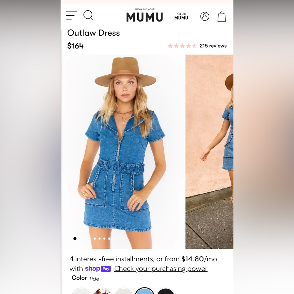 Show me your Mumu outlaw dress
